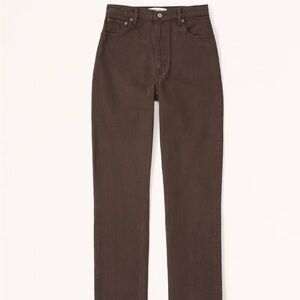 Abercrombie & Fitch Ultra High Rise 90s Straight Jean - Size 33